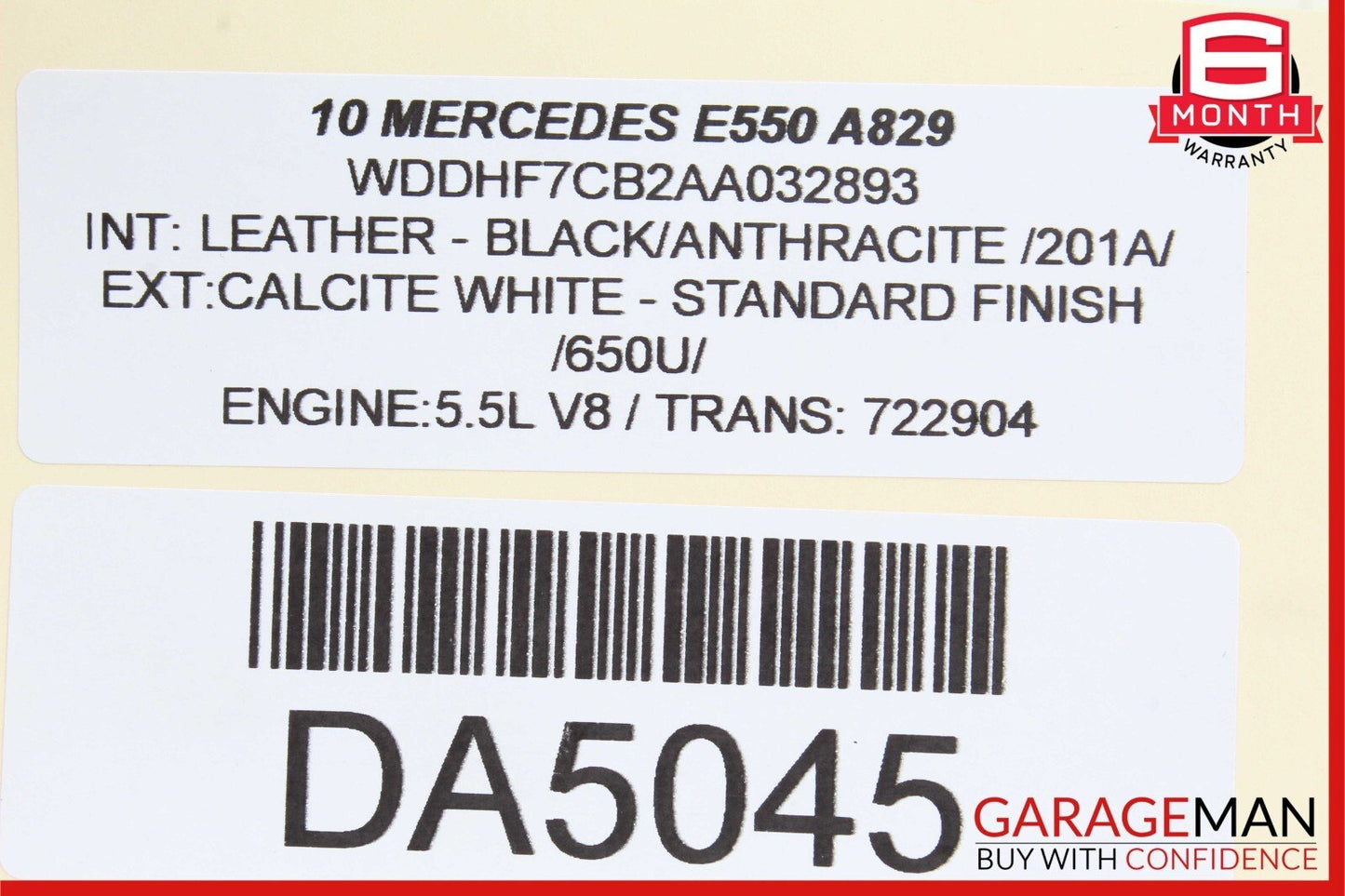 08-16 Mercedes E550 GLK350 C250 Keyless Go Entry Control Module 2128201285 OEM