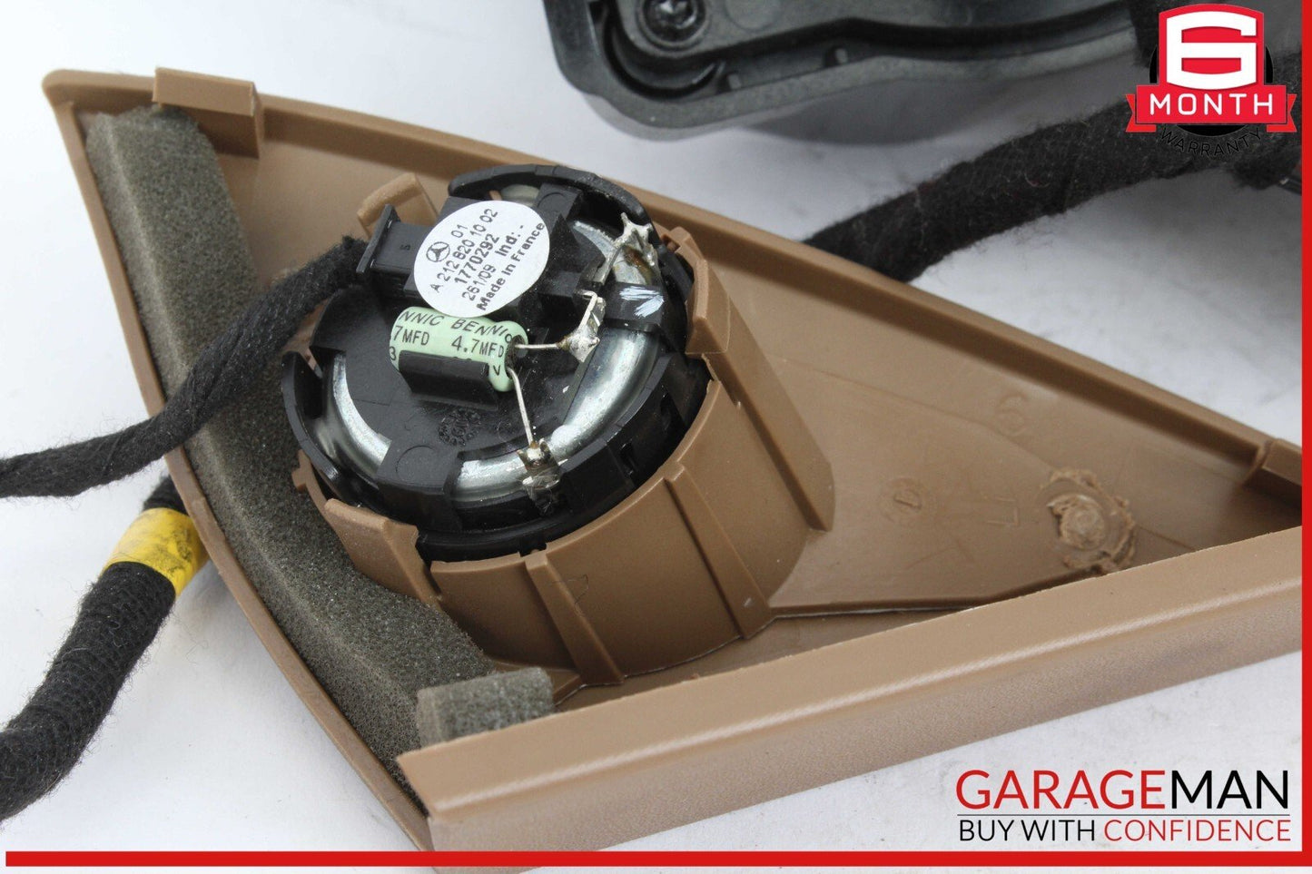 10-13 Mercedes W221 S400 Door Speaker Front Left Driver Side w/ Tweeter OEM