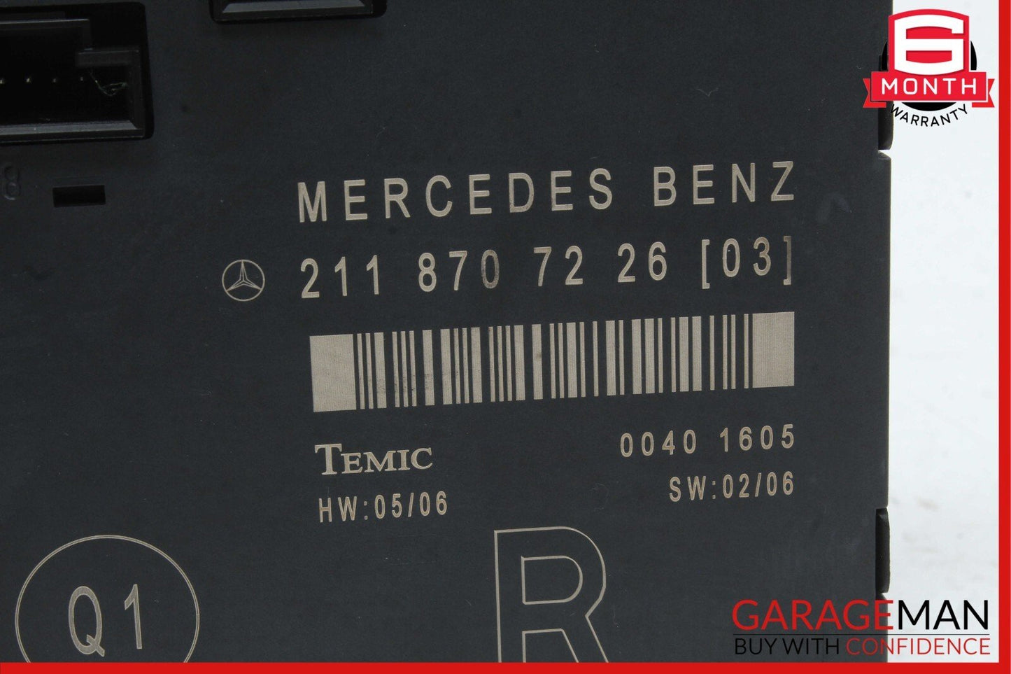 03-09 Mercedes W211 E550 E350 E320 Front Right Side Door Control Module Unit