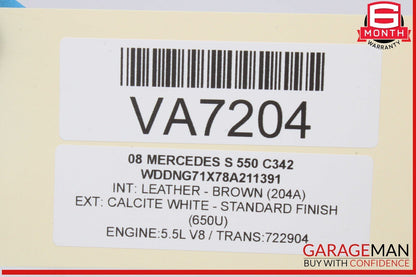 Mercedes W221 S550 GL450 Voice Communication Control Module 2048202085 OEM