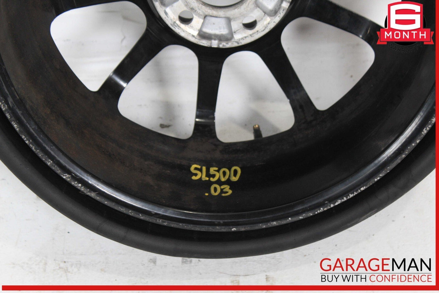 03-12 Mercedes R230 SL500 SL63 AMG Emergency Spare Tire Wheel Donut Rim 17" R17
