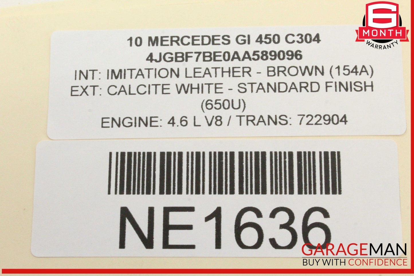 10-13 Mercedes X164 GL450 E350 Front Right Bumper Daytime Running Light Lamp OEM
