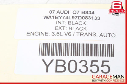 03-10 Audi Q7 Porsche Cayenne 957 Front Left or Right Upper Control Arm OEM