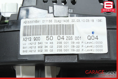 10-13 Mercedes W212 E350 4MATIC Instrument Cluster Speedometer 2129005004 OEM