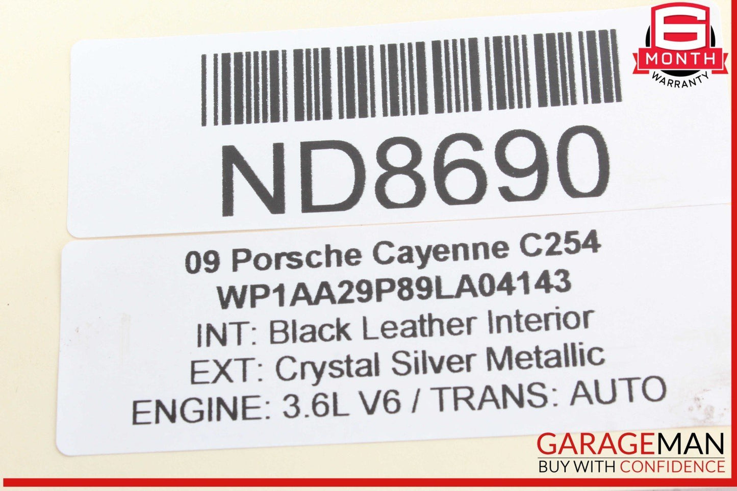 08-10 Porsche Cayenne 957 AC A/C Air Conditioning Compressor 7L6820803P OEM