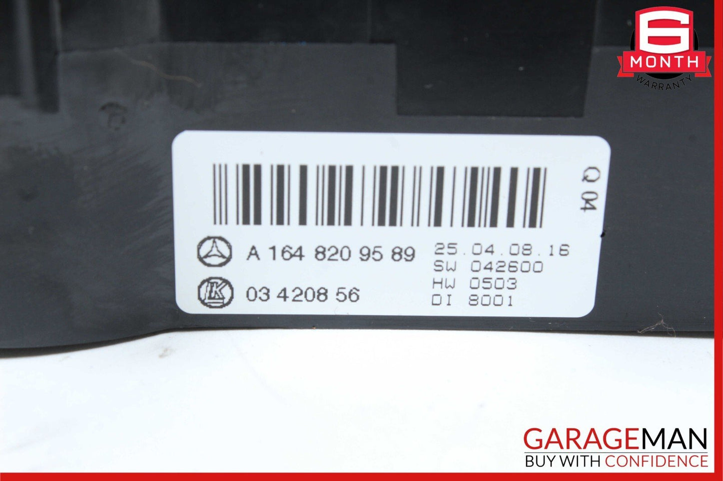 06-11 Mercedes ML350 GL350 GL450 Rear A/C Heater Climate Control Switch Unit OEM