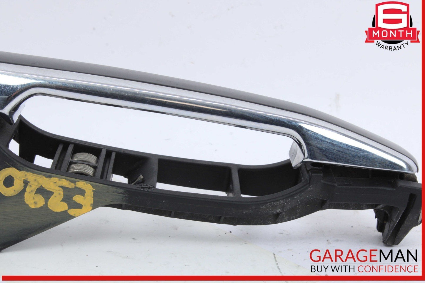 96-02 Mercedes W210 E320 E420 Rear Left Exterior Door Handle Black OEM