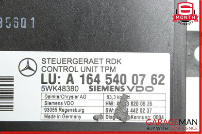 06-11 Mercedes W219 CLS550 SL550 E550 TPMS Tire Pressure Control Module Unit OEM