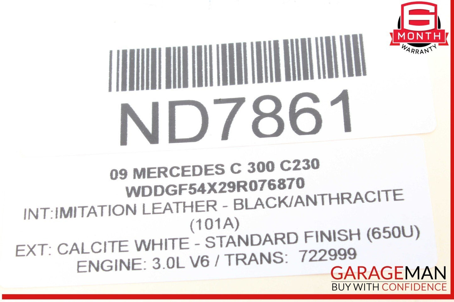05-15 Mercedes W204 C300 CL550 Left Air Pump Check Valve EGR Emission OEM