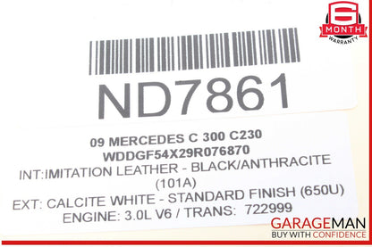 05-15 Mercedes W204 C300 CL550 Left Air Pump Check Valve EGR Emission OEM