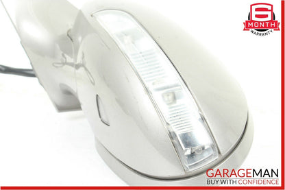 06-08 Mercedes W219 CLS500 Front Left Side Mirror Door Rear View Cubanite Silver