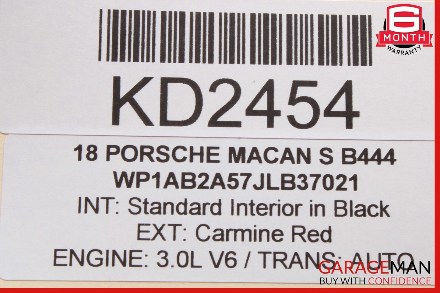 15-21 Porsche Macan 95B Voltage Stabilizer Control Module Unit OEM