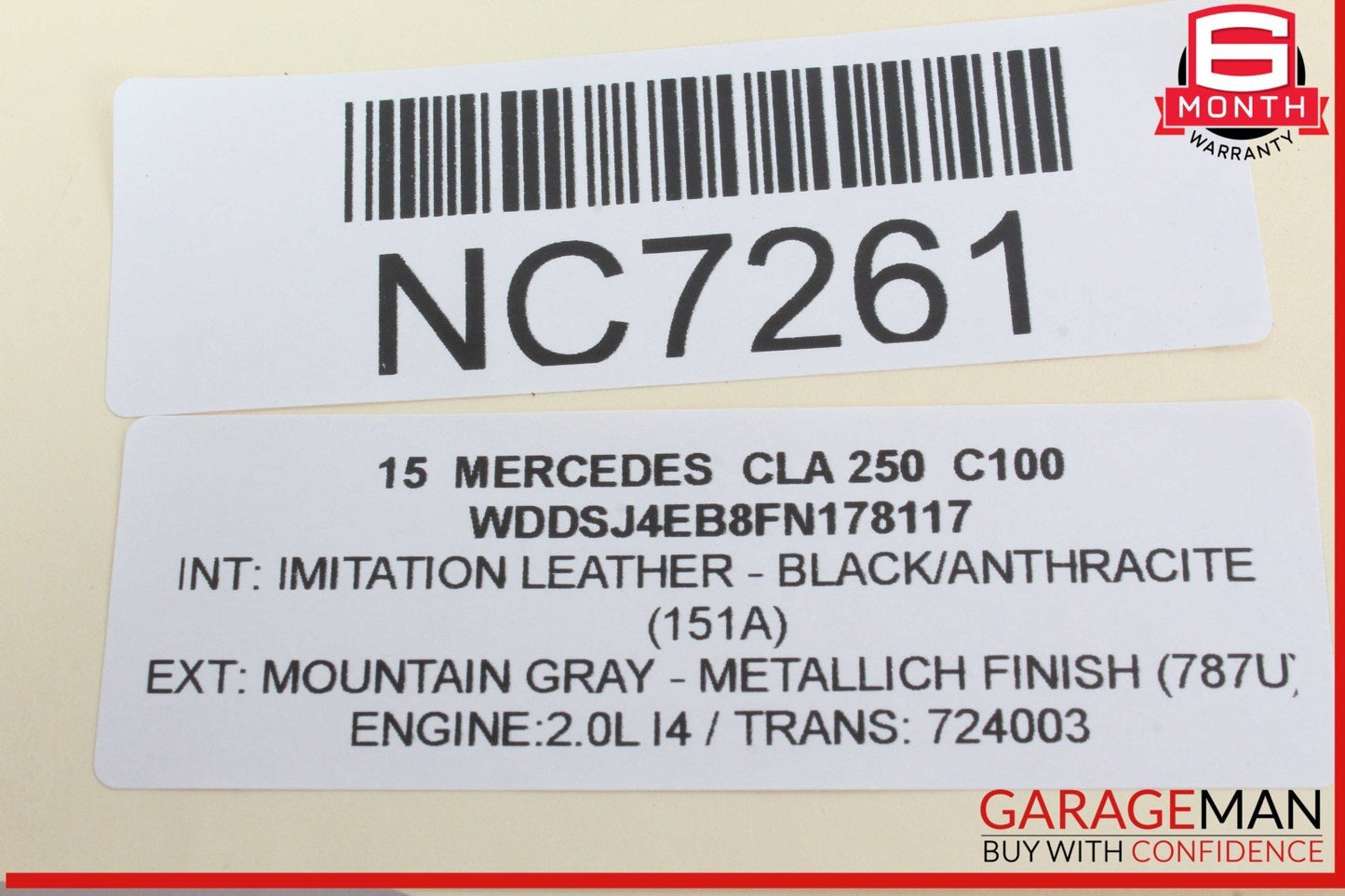 14-19 Mercedes W117 CLA250 Brake Stop Pedal 2462920208 OEM