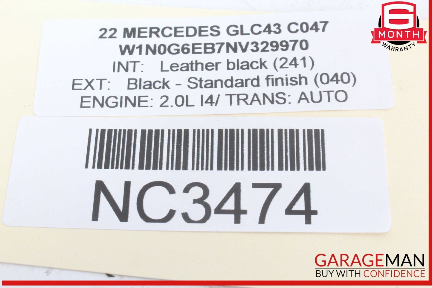 17-22 Mercedes X253 GLC43 AMG Front Propeller Driveshaft Drive Shaft OEM