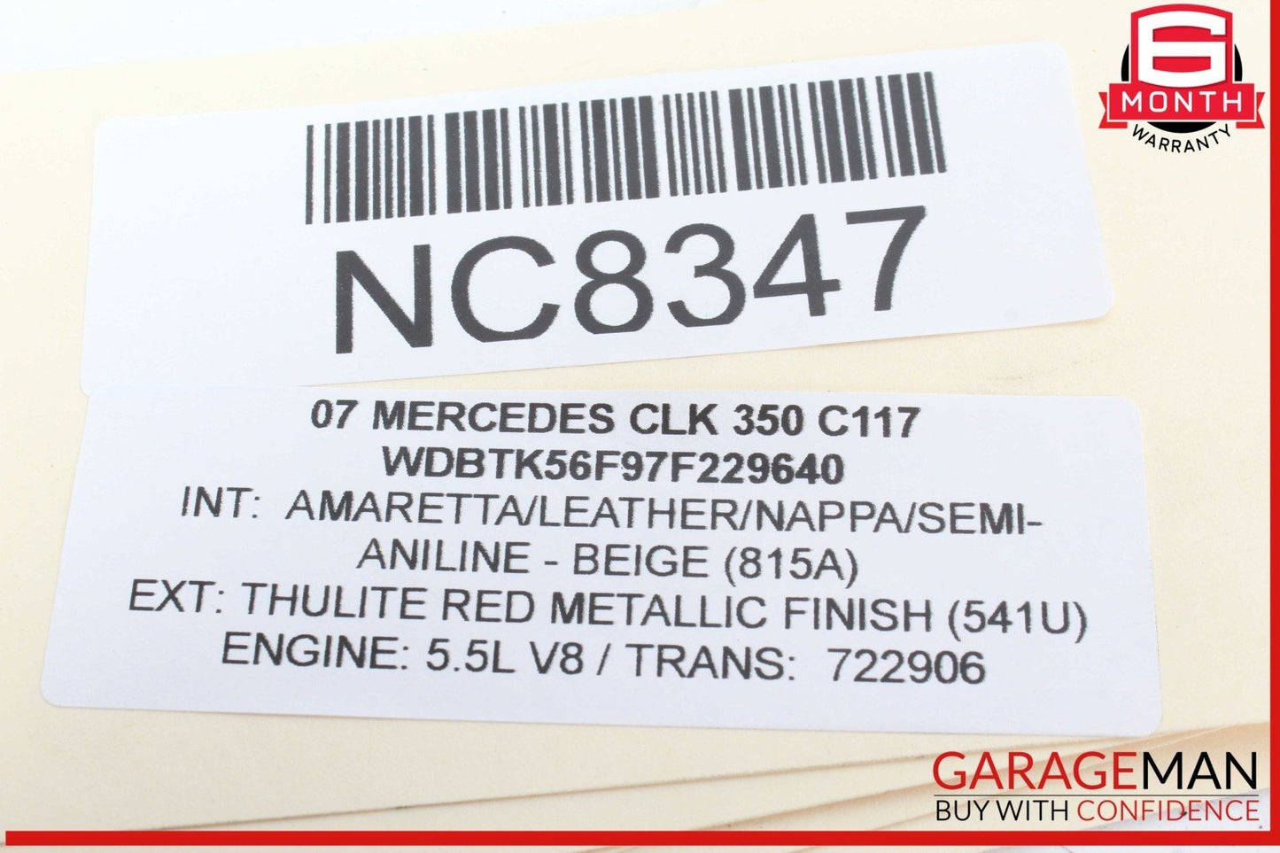 03-09 Mercedes W209 CLK350 C350 Sirius Satellite Radio Receiver 1698270162 OEM