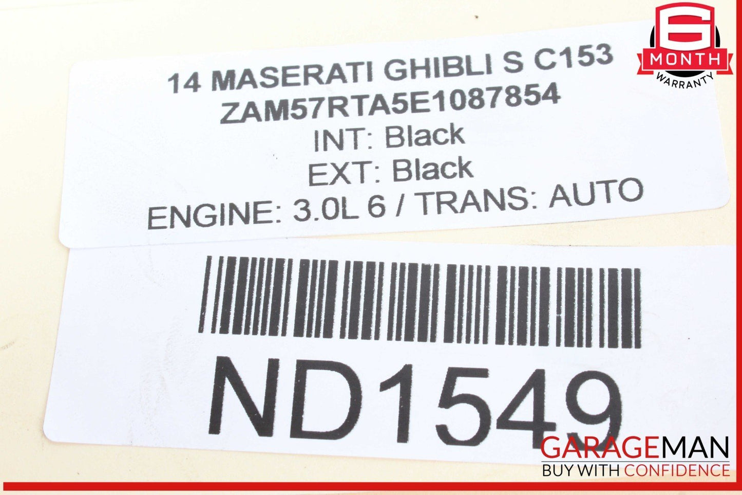 14-17 Maserati Ghibli S Rear Right Passenger Side Axle CV Half Shaft OEM