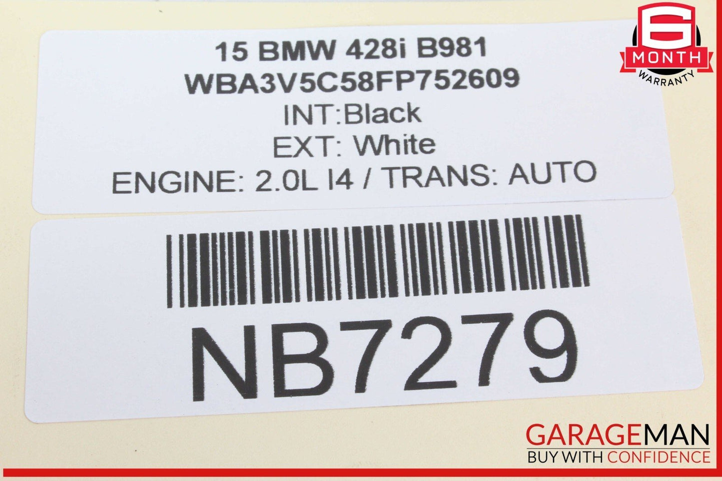14-16 BMW 428i 435i Front Right Passenger Side Seat Control Switch 9248090 OEM