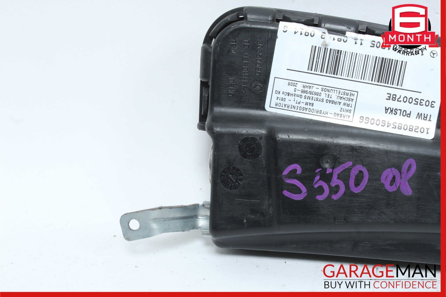 06-14 Mercedes S550 ML450 CL600 CL500 Front Right Side Seat Air Bag Airbag SRS