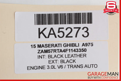 14-17 Maserati Ghibli Front Right Passenger Side Dash A/C AC Air Vent Trim Panel
