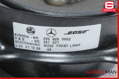 00-06 Mercedes W220 S430 S500 Front Left Side Door Sound Speaker 2208200902 OEM
