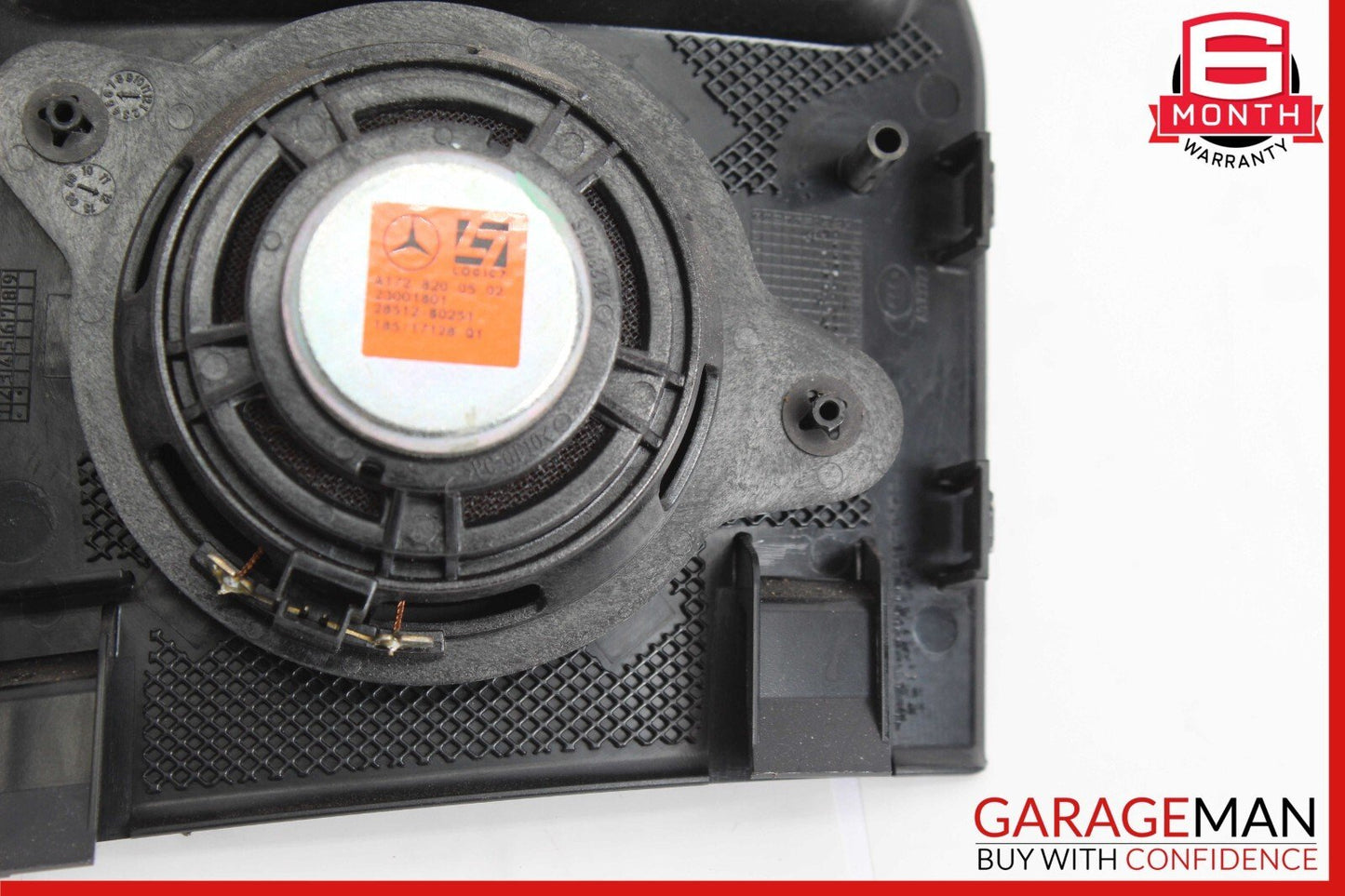 12-20 Mercedes R172 SLK250 SLC300 Rear Left B-Pillar Speaker Cover Grille Black