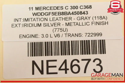 08-12 Mercedes W204 C300 Console Command Controller Knob Multi Switch Module OEM
