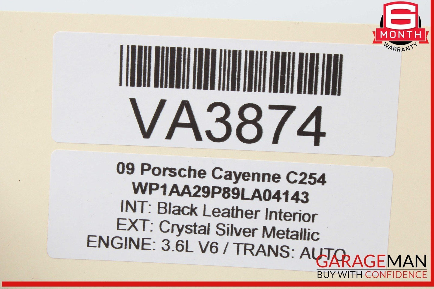 03-10 Porsche Cayenne 955 957 Front Left Driver Window Switch 7L5959857A OEM