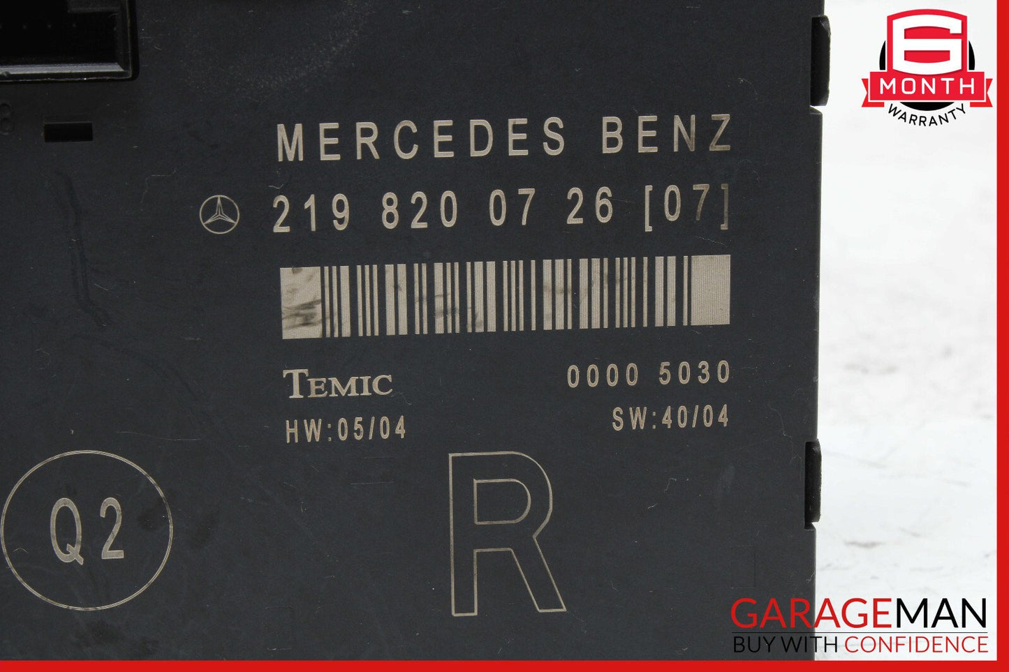 06-11 Mercedes W219 CLS500 CLS63 AMG Front Right Side Door Control Module OEM