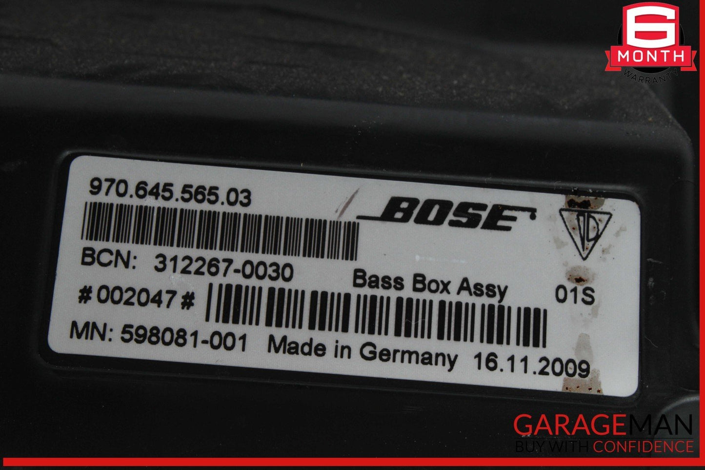 10-16 Porsche Panamera 970 Subwoofer Sub Woofer Audio Speaker Box System OEM