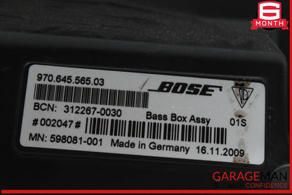10-16 Porsche Panamera 970 Subwoofer Sub Woofer Audio Speaker Box System OEM