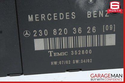 03-12 Mercedes R230 SL500 SL55 SL63 AMG Front Right Side Door Control Module