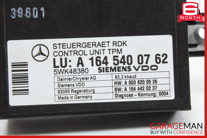06-13 Mercedes W219 CLS550 R350 CL550 TPMS Tire Pressure Control 1645409545 OEM