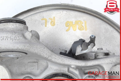 09-18 Audi A6 S4 A4 Rear Left Driver Side Spindle Knuckle Wheel w/ Rotor Disc