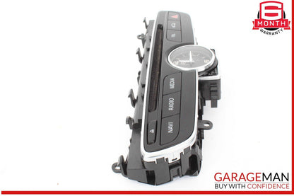 15-18 Mercedes W205 C300 Center Dashboard Hazard Control Switch w/ Clock Assy