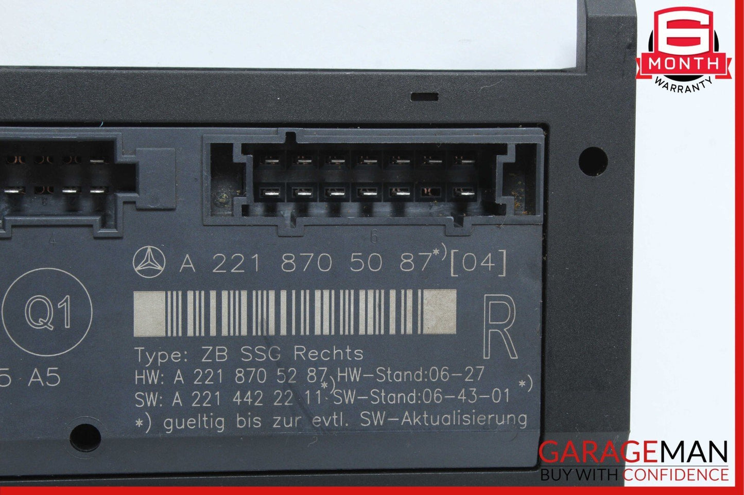 07-13 Mercedes W221 S350 S400 S550 Front Right Side Under Seat Control Module