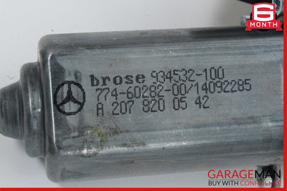 10-20 Mercedes R172 SLK250 Front Left Window Regulator Motor 2078200542 OEM