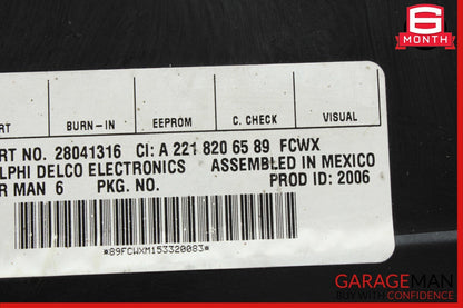 07-09 Mercedes W221 S550 Sirius Satellite Radio Receiver Control Module Unit OEM