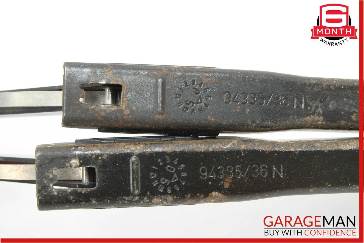 86-93 Mercedes W124 300E 300D Right & Left Side Windshield Wiper Arm Set Of 2 Pc