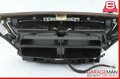 07-14 Mercedes S400 CL600 Center Dash Heater Switch Control Panel Assembly Wood