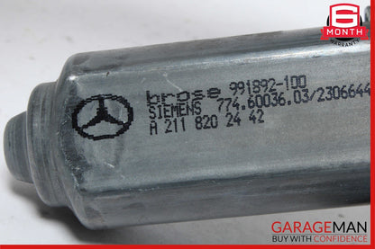 03-09 Mercedes W211 E350 E500 E63 Rear Right Door Window Regulator Motor Unit