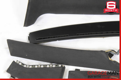 14-17 Maserati Ghibli Interior Roof Headliner Pillar Cover Set Trim Suede Assy