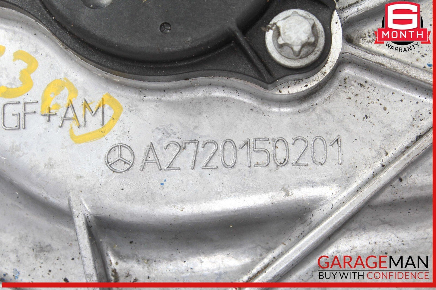 05-13 Mercedes W204 C300 E550 Front Left Side Engine Timing Chain Cover Plate