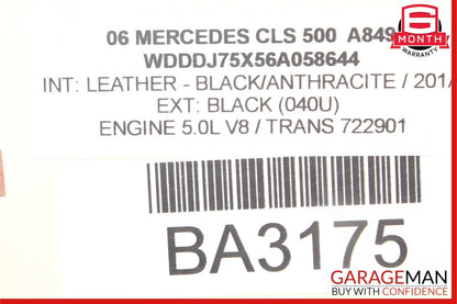 06-11 Mercedes W219 CLS500 CLS550 Front Left Side Door Tweeter Speaker Trim