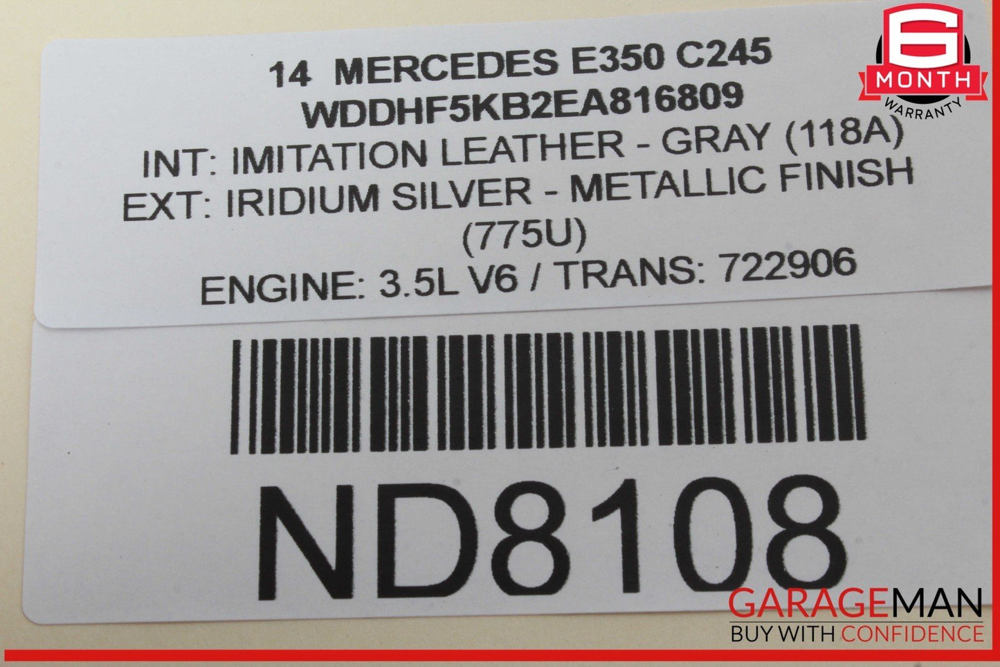 14-17 Mercedes W212 E350 E400 Ignition Switch Control Module 2189053501 OEM