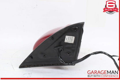 07-09 Audi Q7 Front Left Driver Side Door Rear View Mirror Red 4L1857409S OEM