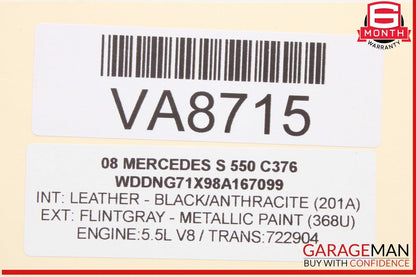 07-14 Mercedes W221 S550 CL550 Voice Language Communication Control Module OEM