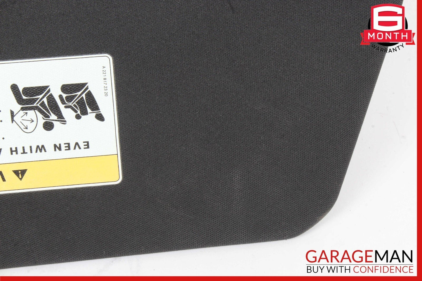 10-16 Mercedes W212 E350 E400 Right Passenger Side Sunvisor Sun Visor OEM