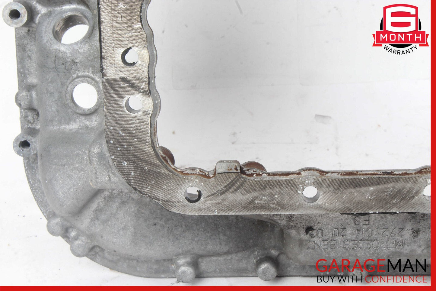 06-13 Mercedes W251 R350 Engine Upper Oil Sump Baffle Pan 2720142002 OEM
