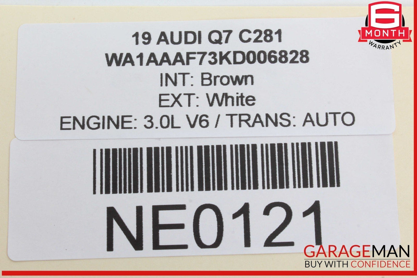 17-24 Audi Q7 Front Right Passenger Side Door Lock Latch Actuator 8J1837016F OEM