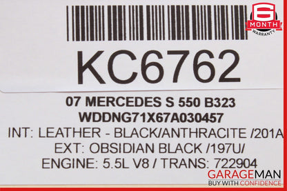 07-14 Mercedes W221 S550 CL550 S400 Electronic Parking Button Switch OEM
